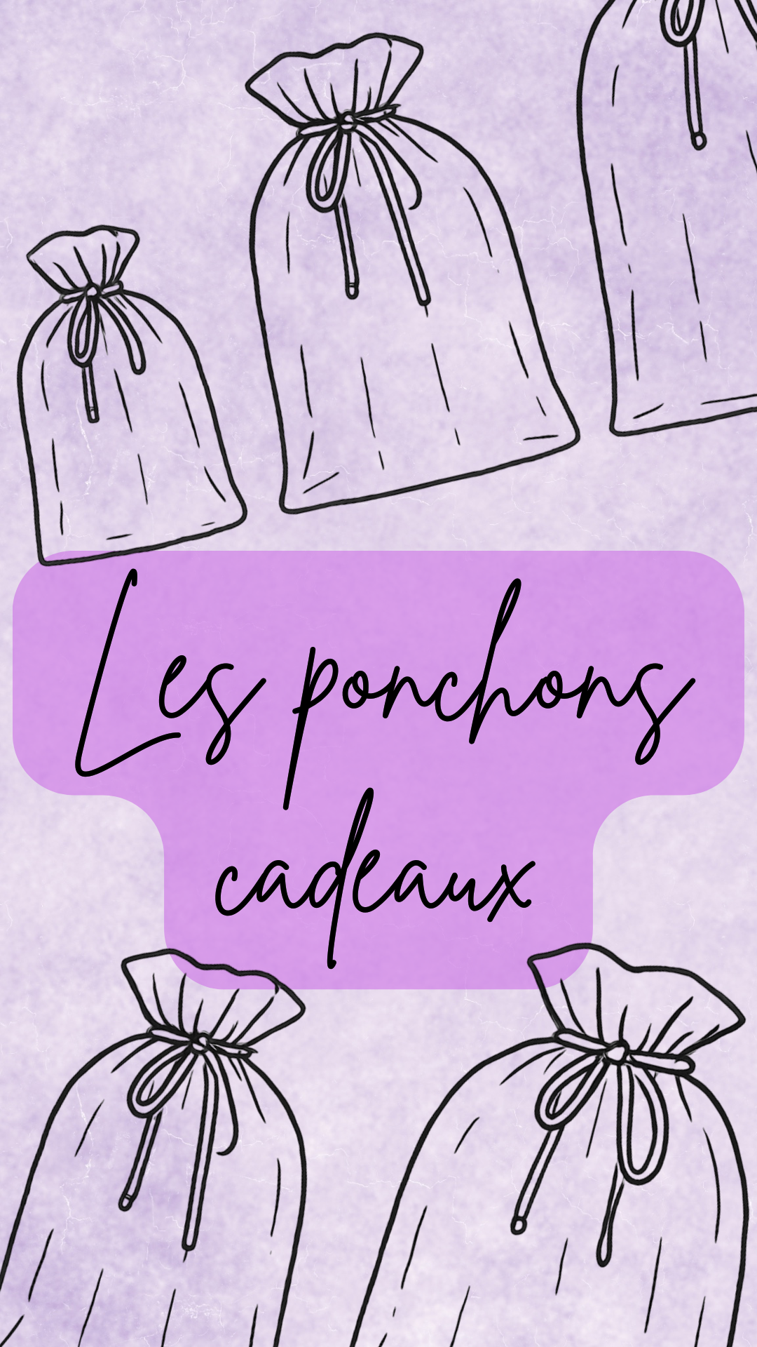 Pochons cadeaux réutilisable