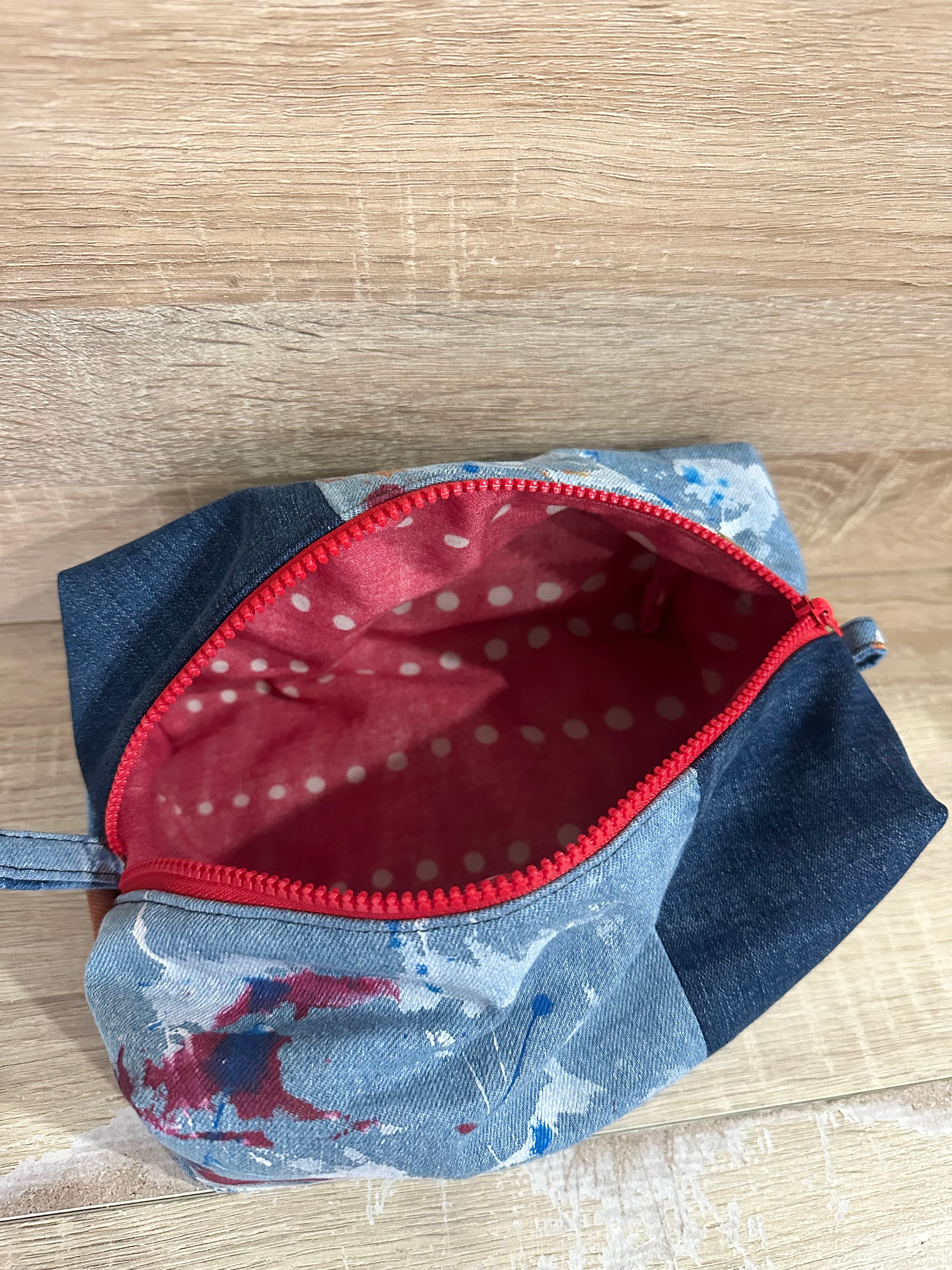 Narcisa - Trousse de toilette, maquillage Au fil de Lilie-Rose