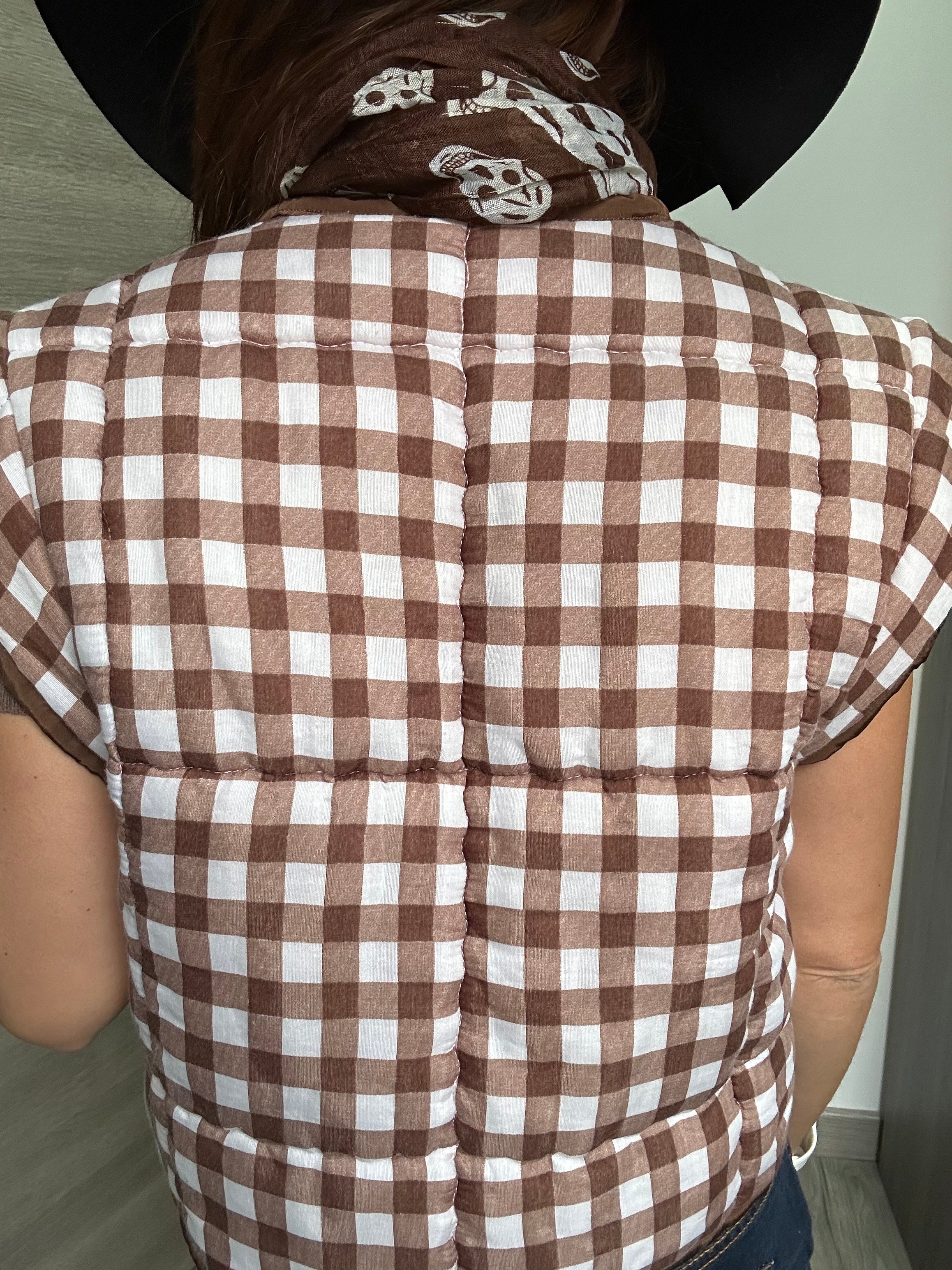 Rosie - Veste sans manches Au fil de Lilie-Rose