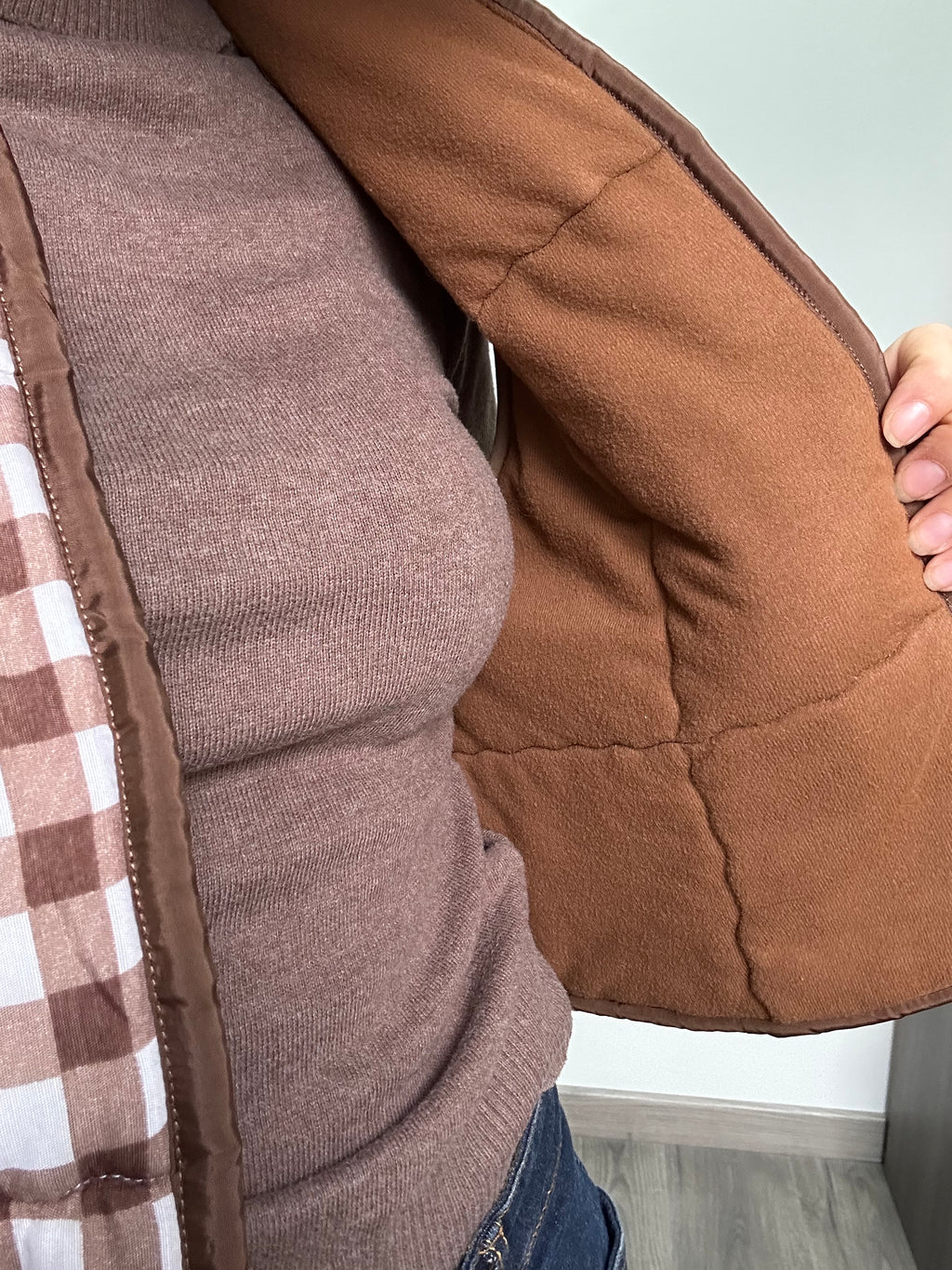 Rosie - Veste sans manches Au fil de Lilie-Rose