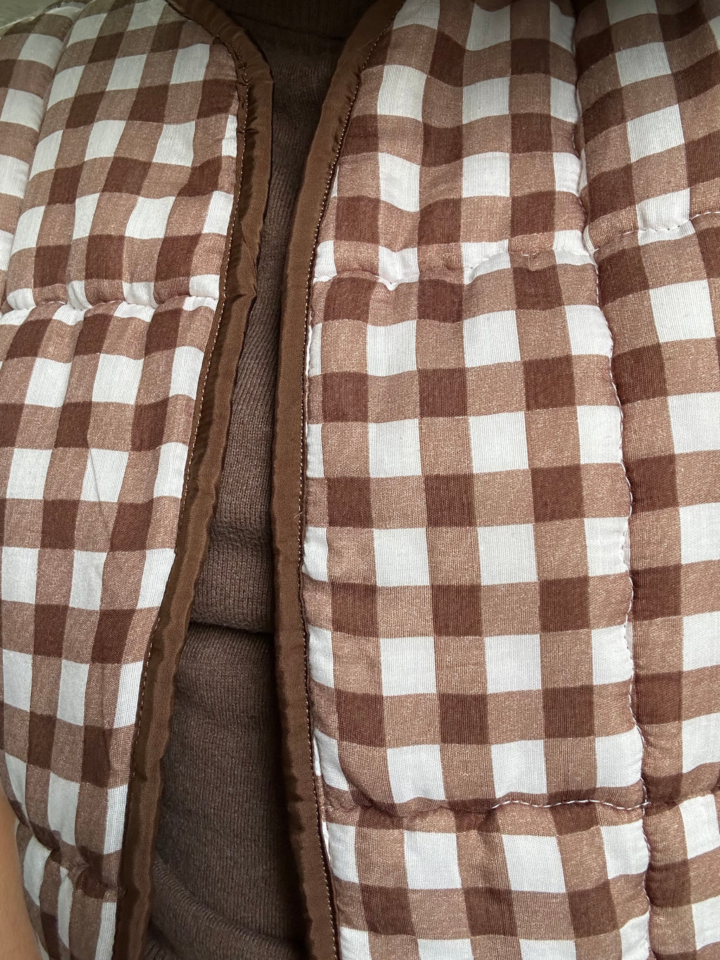 Rosie - Veste sans manches Au fil de Lilie-Rose