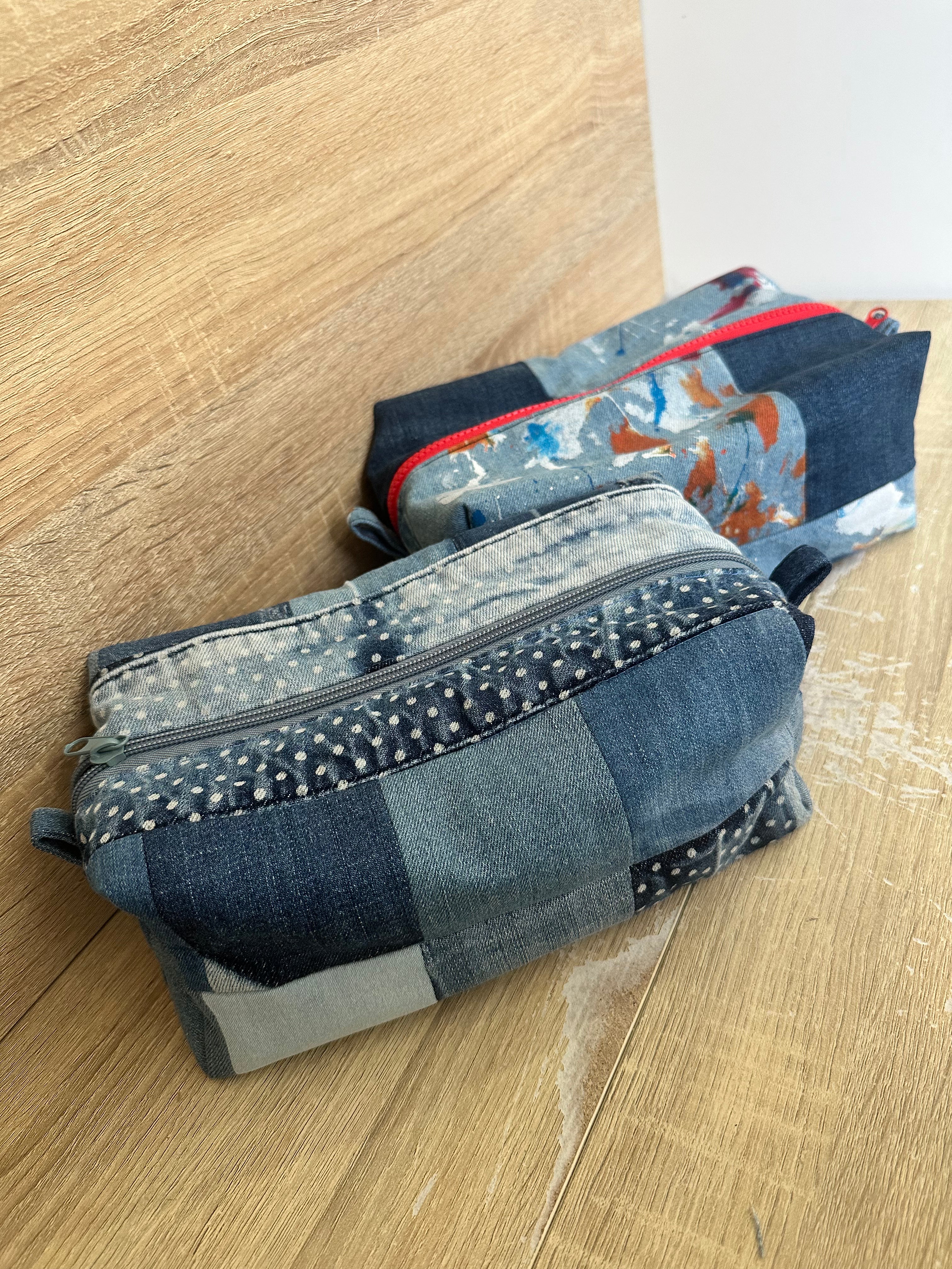 Narcisa - Trousse de toilette, maquillage Au fil de Lilie-Rose