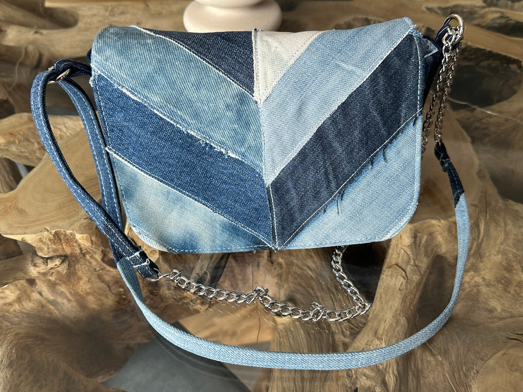 Lilie - Sac à main sangle amovible Au fil de Lilie-Rose