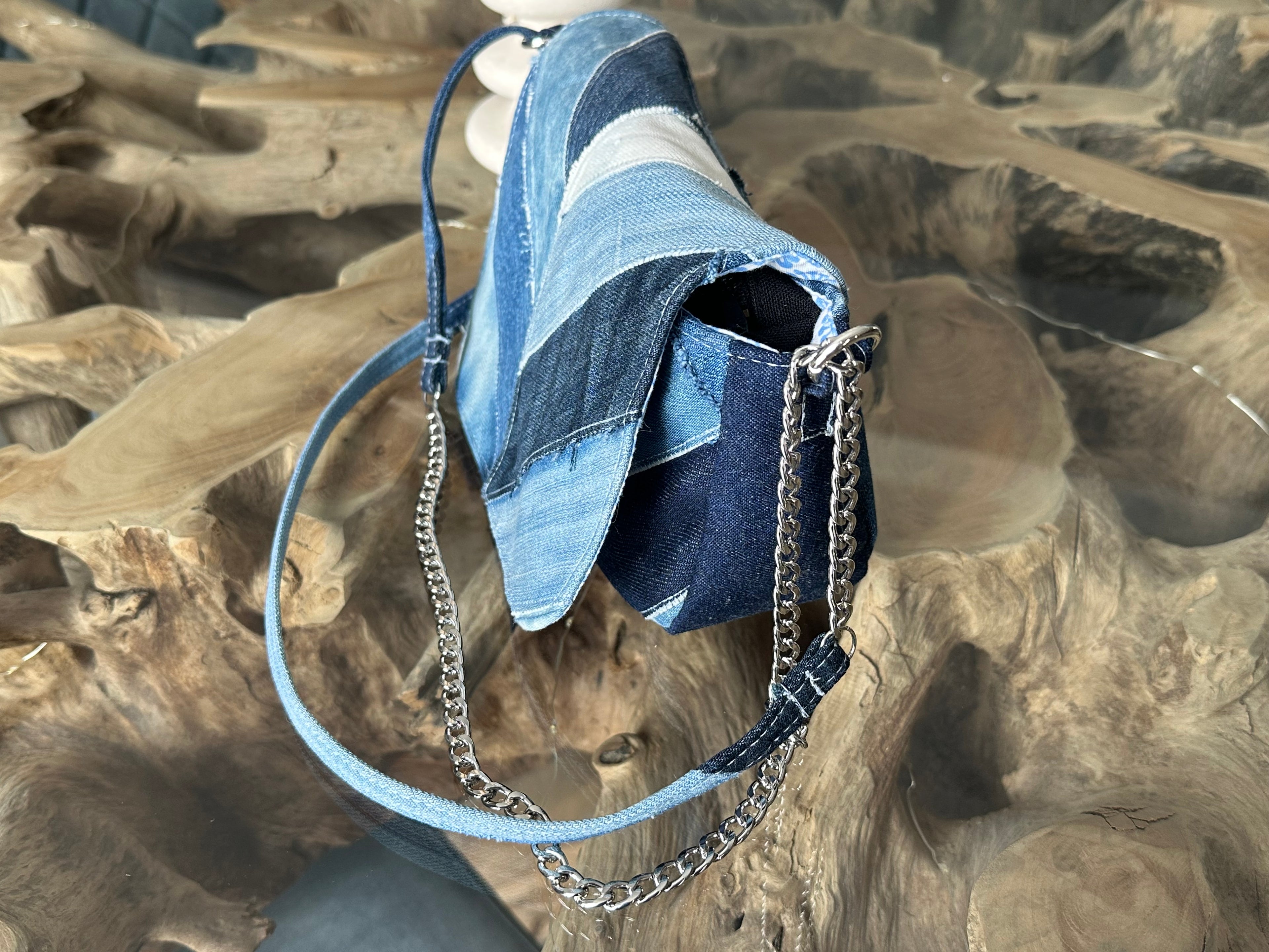 Lilie - Sac à main sangle amovible Au fil de Lilie-Rose