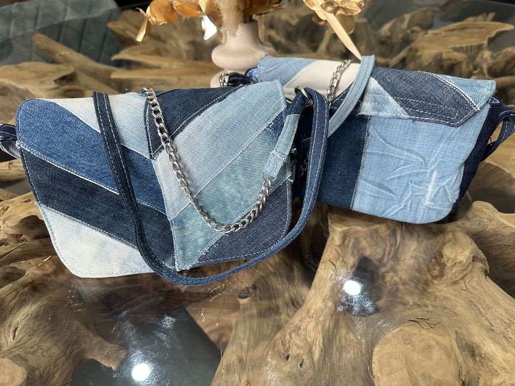 Lilie - Sac à main sangle amovible Au fil de Lilie-Rose