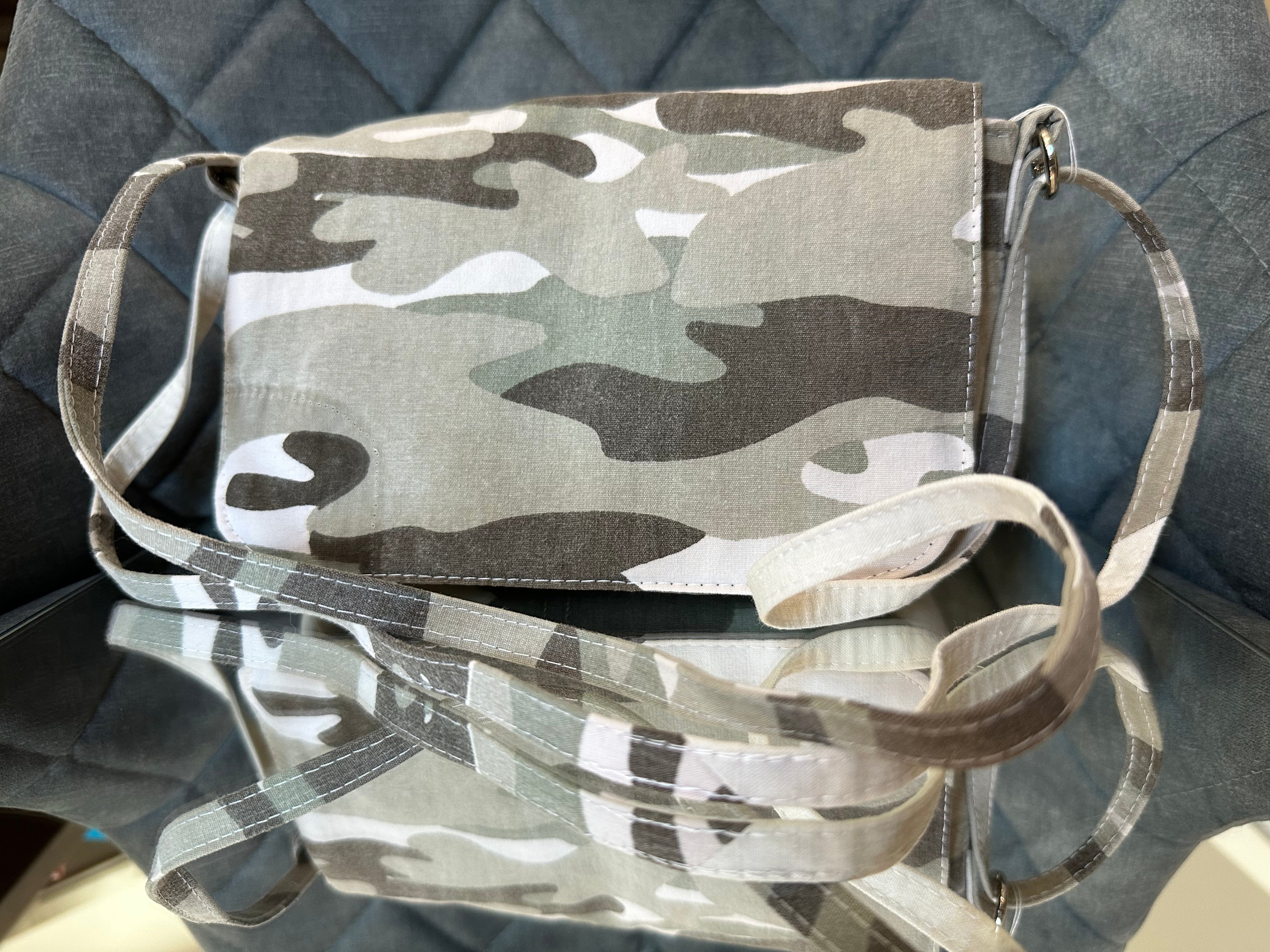 Evolilie - Sac à main modulable - ARMY Au fil de Lilie-Rose