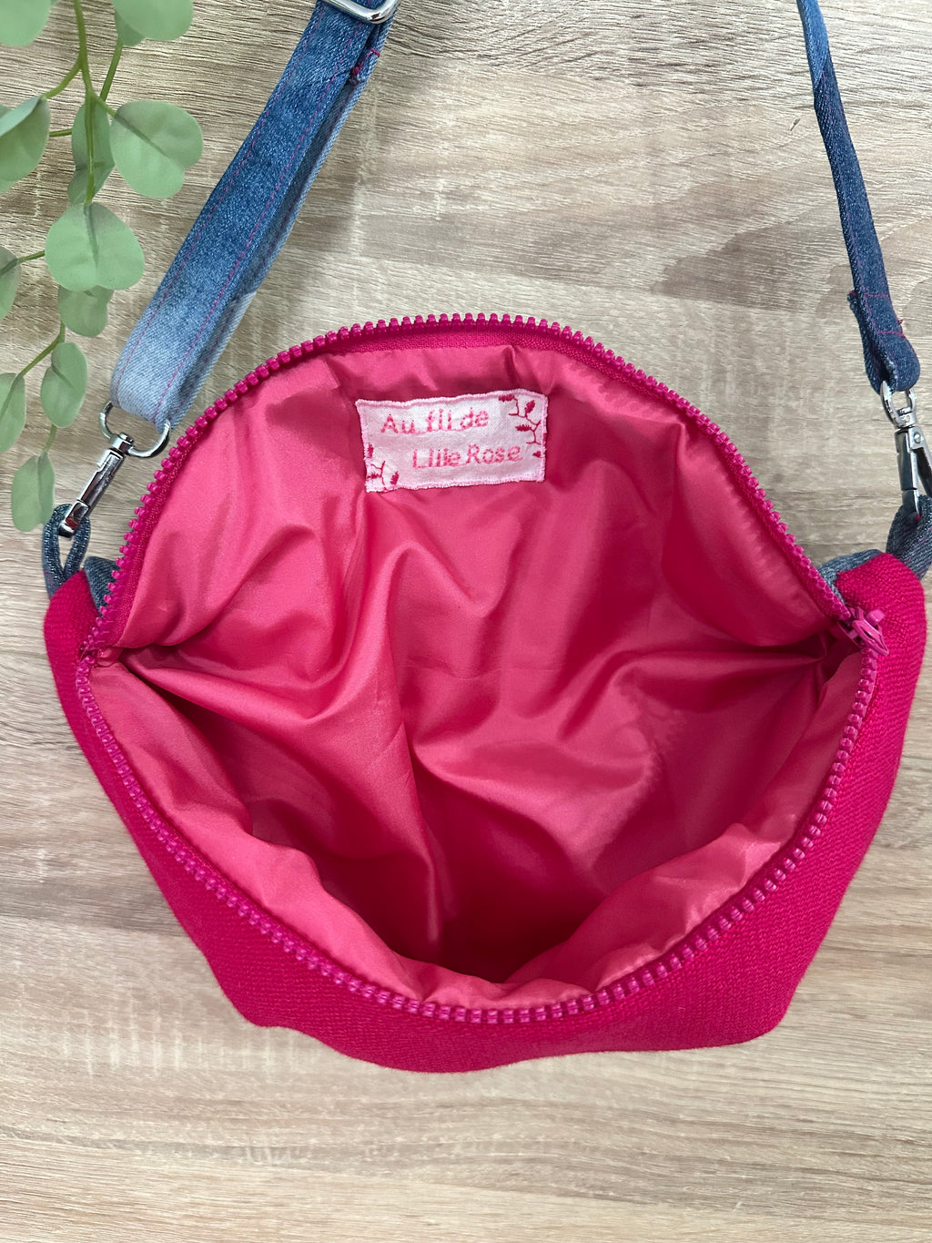 Rosina - Sac banane - BE COLOR Au fil de Lilie-Rose