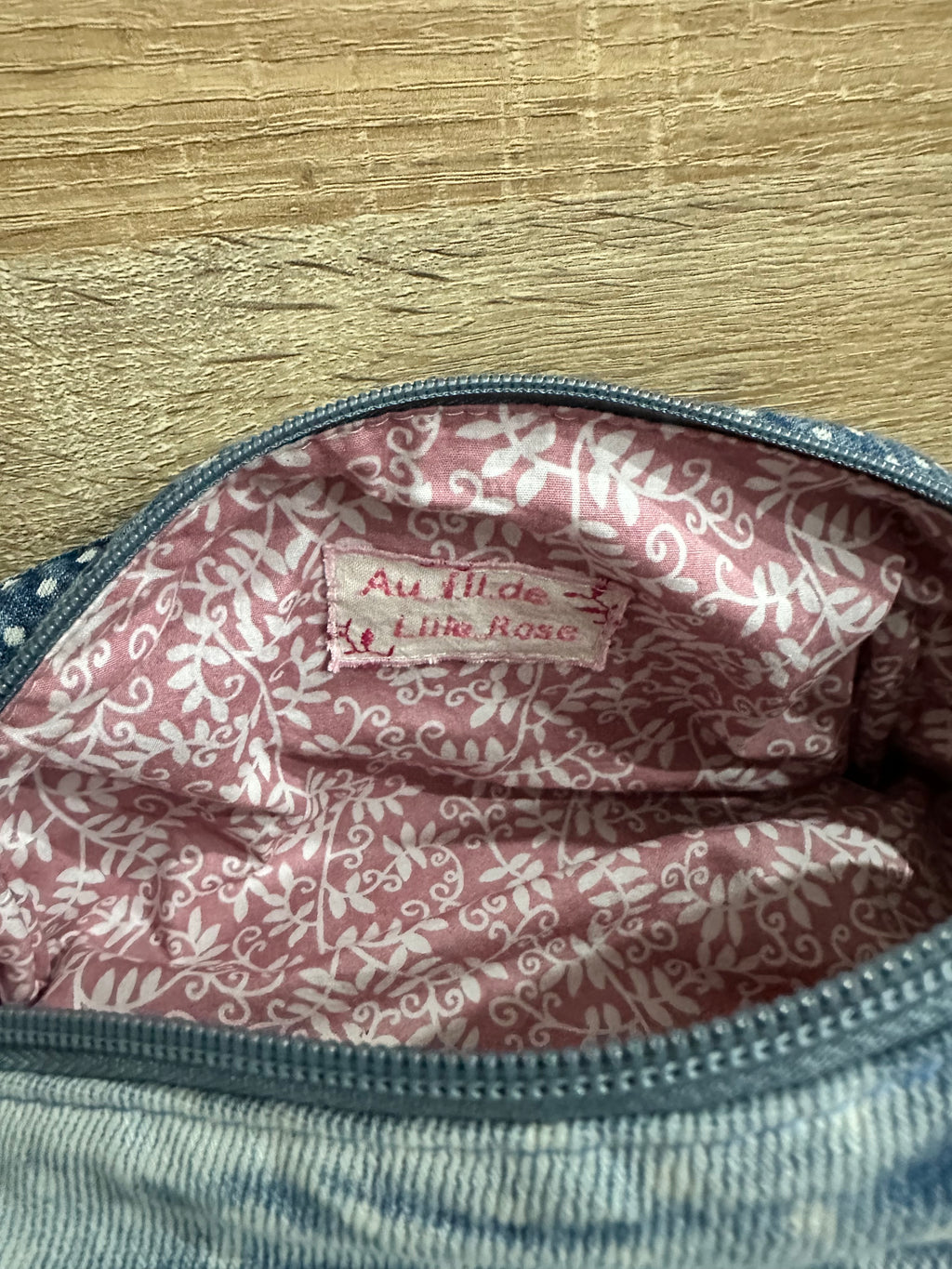 Narcisa - Trousse de toilette, maquillage Au fil de Lilie-Rose