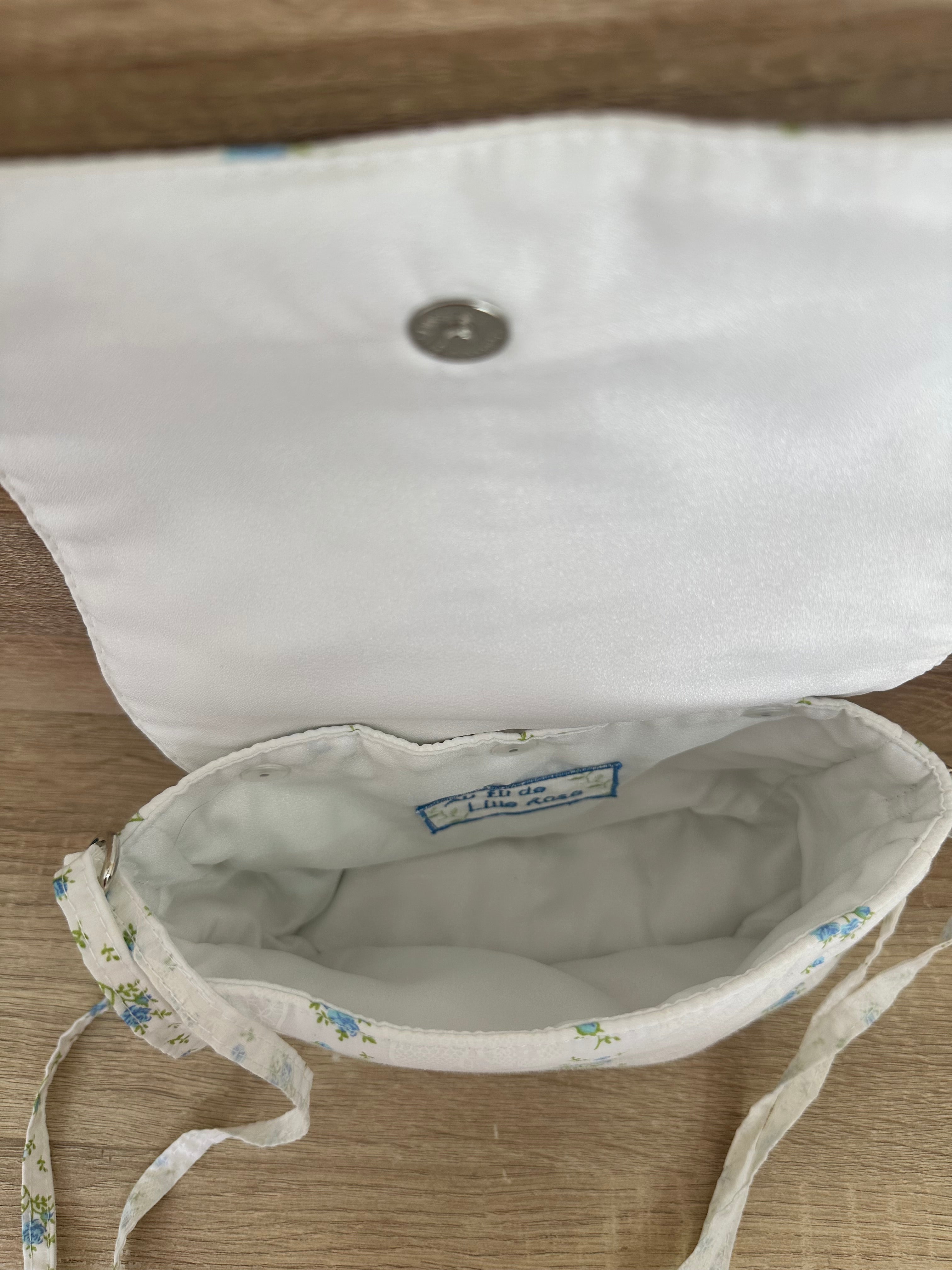 Evolilie - Sac à main modulable - FLORA Au fil de Lilie-Rose