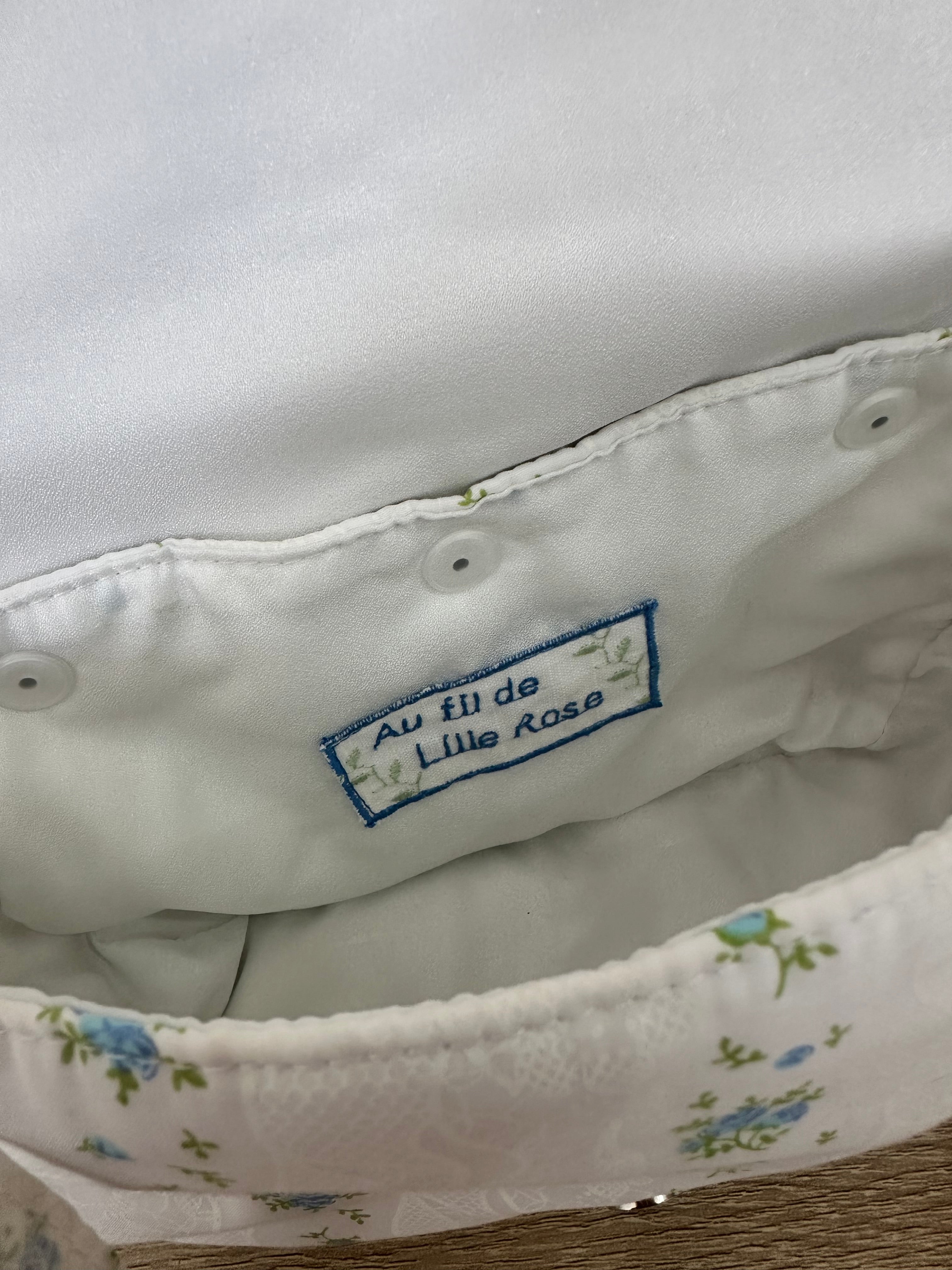 Evolilie - Sac à main modulable - FLORA Au fil de Lilie-Rose